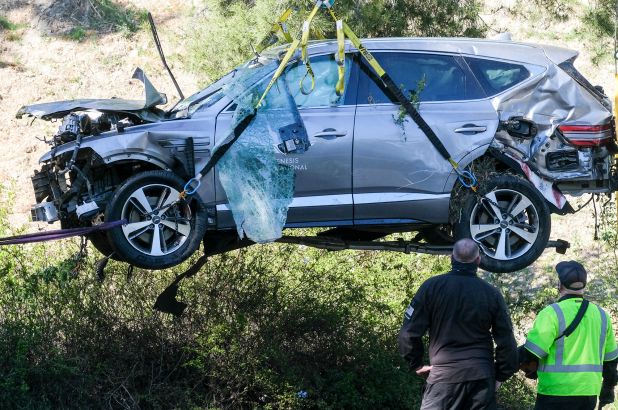 Tiger Woods’ crash caused by excessive speed!
