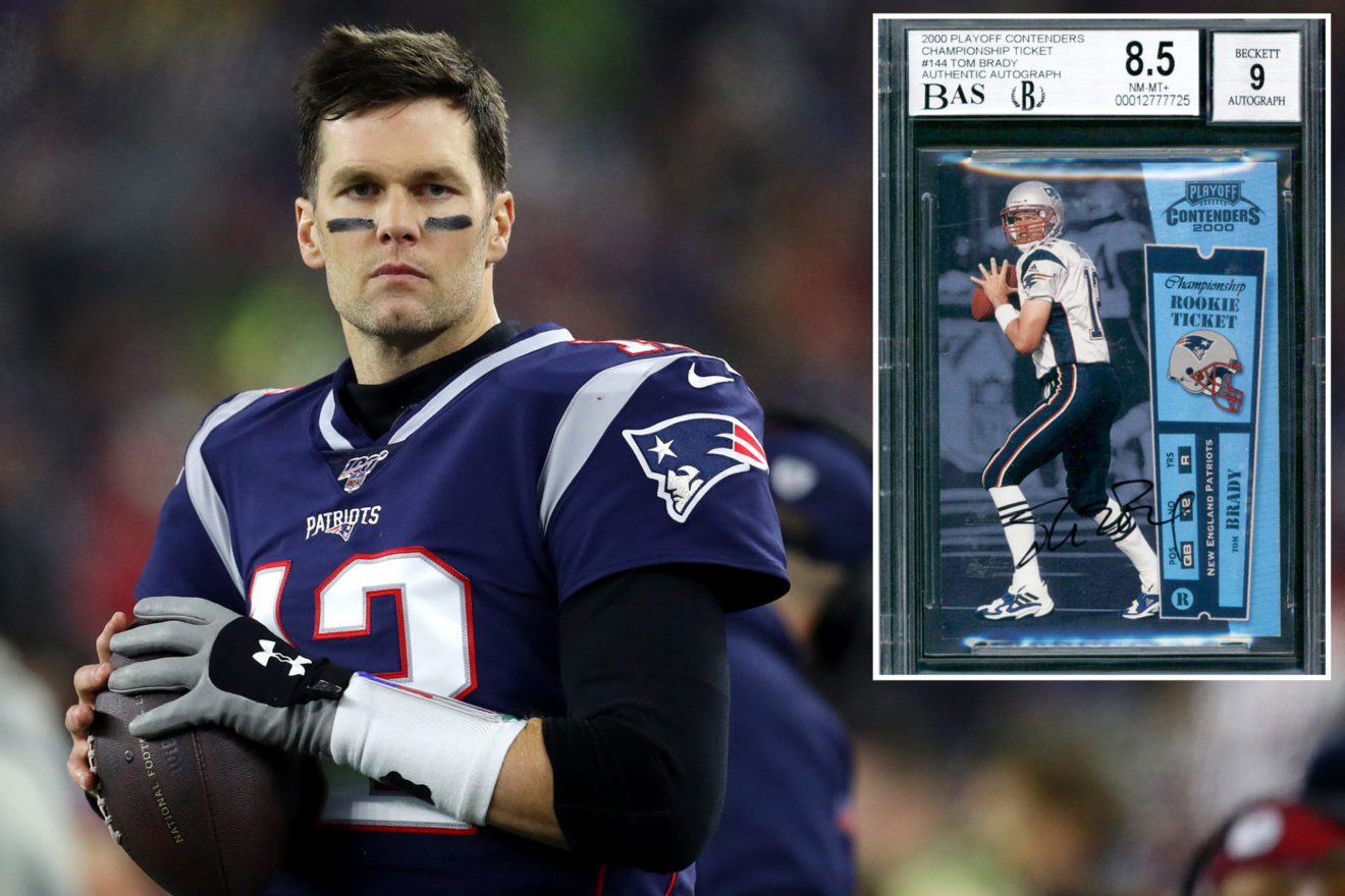 Signed Tom Brady rookie card breaks record again! - News Without Politics