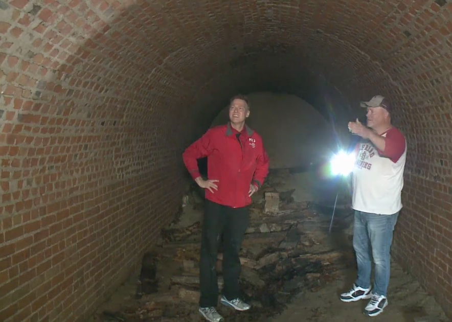 1840 tunnel discovered beneath man’s property