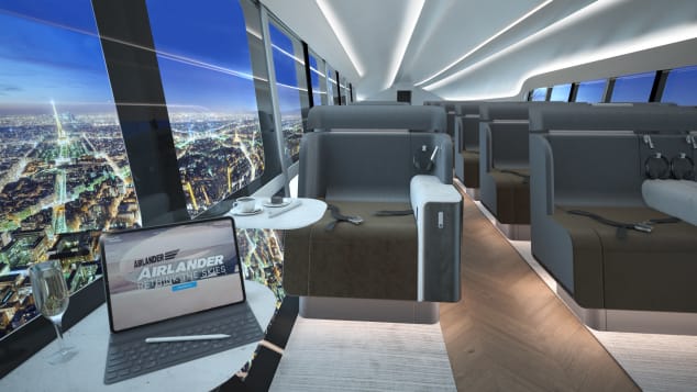 Airship to offer low-carbon flights with floor-to-ceiling windows