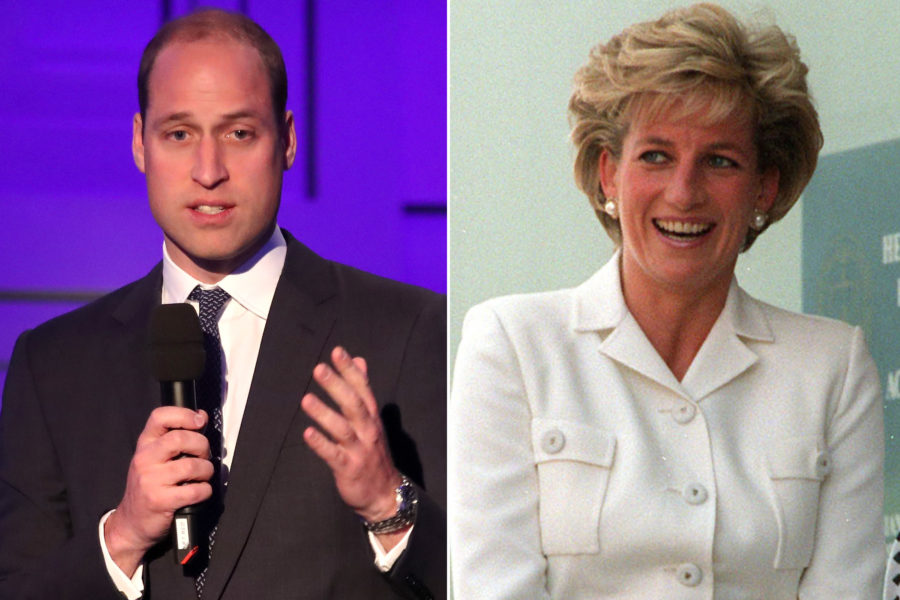 Prince William talks about when he learned his mother died