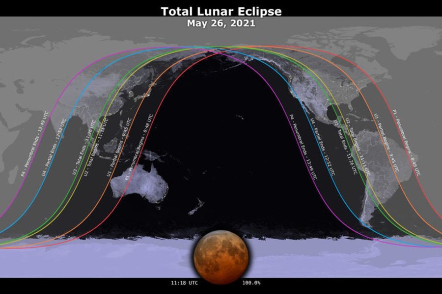 eclipse of the moon map 