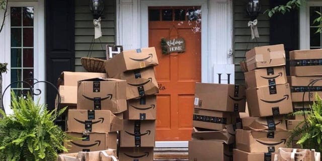 Mom donates more than 100 Amazon packages after delivery mistake