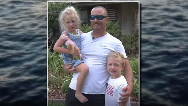 Boy- 7- swims an hour to rescue his dad and little sister
