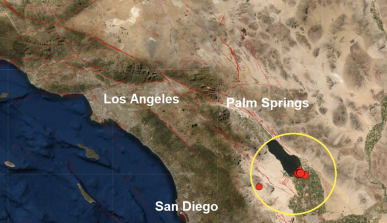 Over 600 earthquakes in Southern California