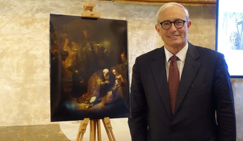 Rembrandt masterpiece thought lost is found after falling off wall