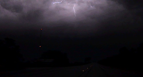 Lightning strikes truck in shocking video!