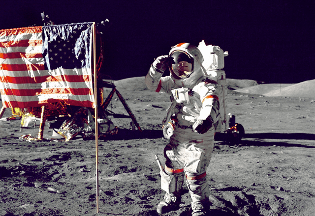 Man walks on the moon-today in history