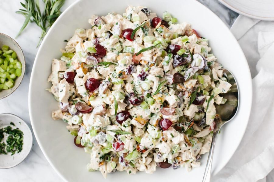 The secret to making perfect chicken salad is….