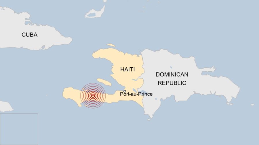 nonpolitical news haiti earthquake map unbiased news 