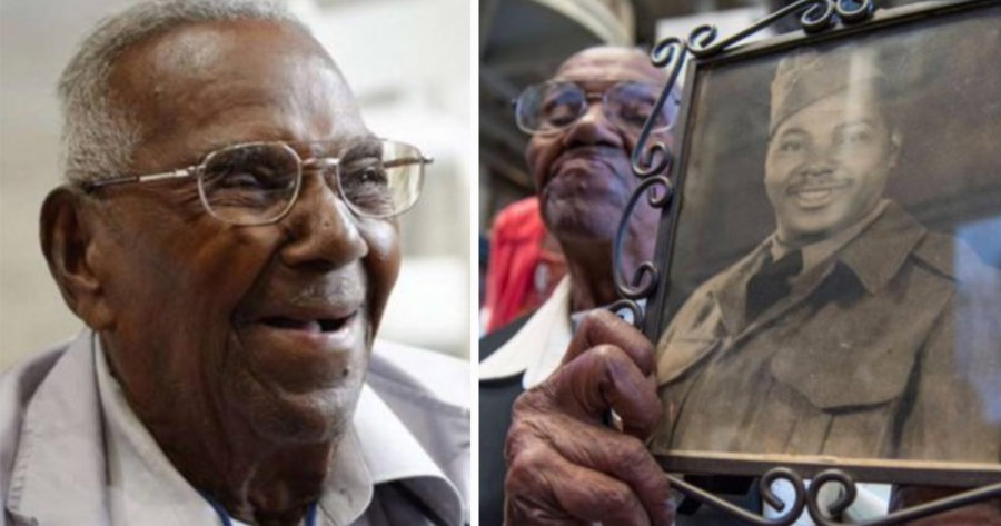 Happy 112th birthday Lawrence Brooks oldest WWll veteran