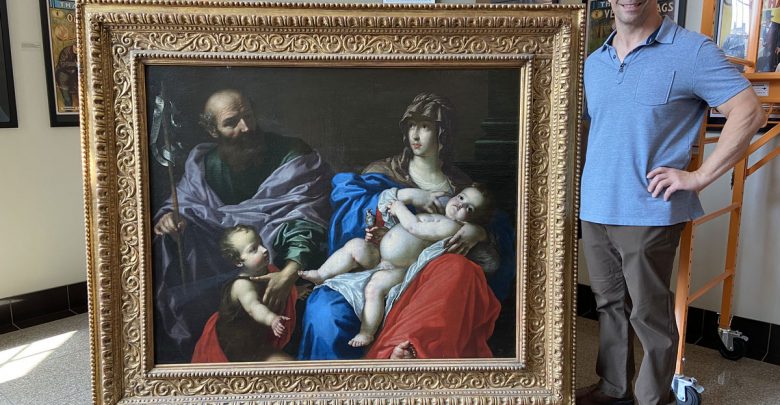 Lost baroque masterpiece turns up in a church