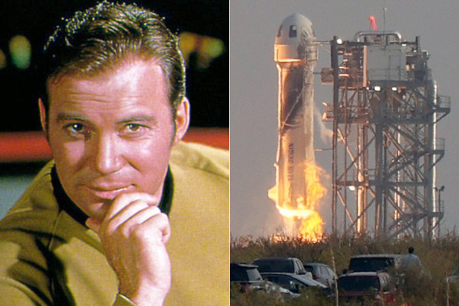Captain Kirk’s ready for real-life journey to space!