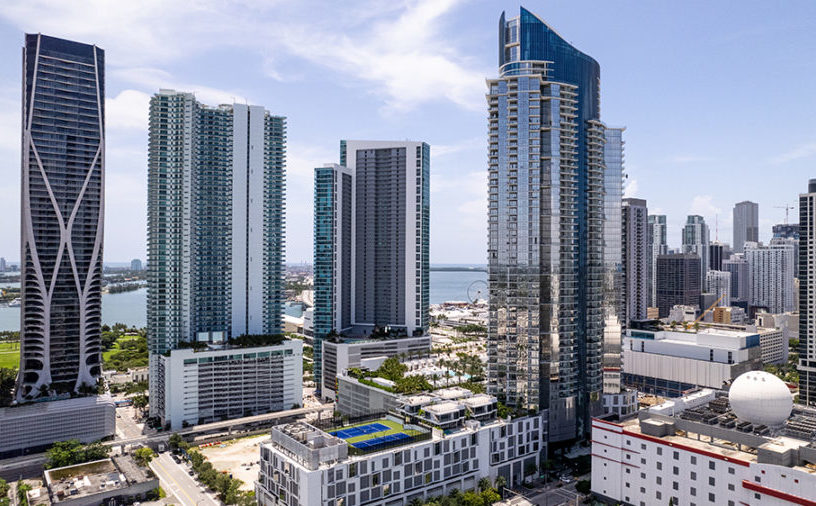 Miami penthouse with a deck for your flying taxi