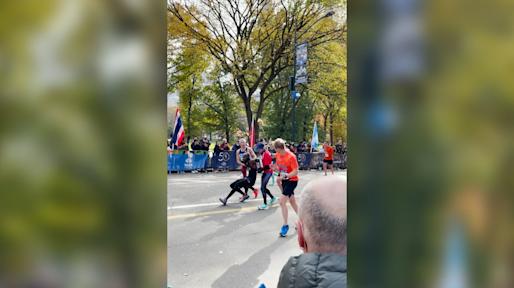top news other than politics, Man carried across finish line by other runners-Wow!, subscribe to News Without Politics