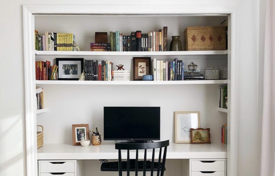 Convert your extra closet into an office and more