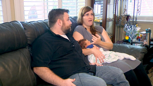 Surprise! Vacaville mother gives birth on front lawn