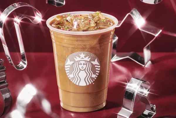 Introducing Starbucks’ New Iced Sugar Cookie Almond Milk Latte!