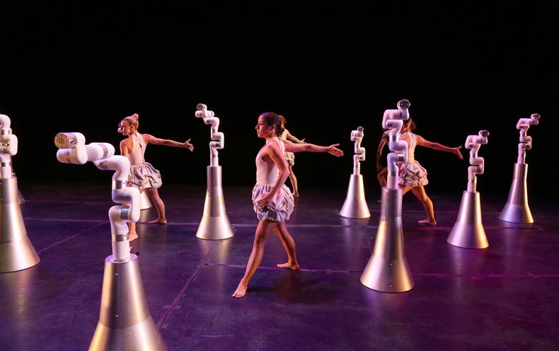 What happens when a choreographer pairs human dancers with robots?