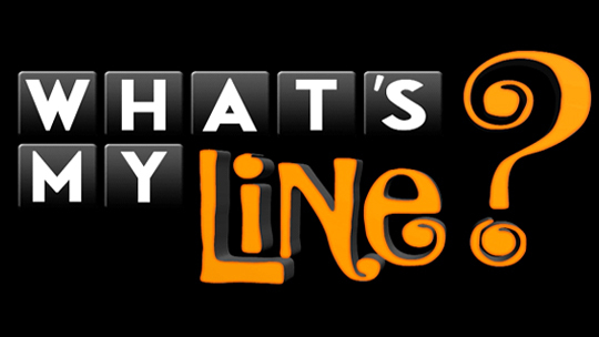 What’s my line? The classic family game show
