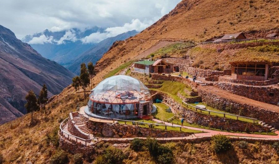 Experience Machu Picchu from a glass dome hotel