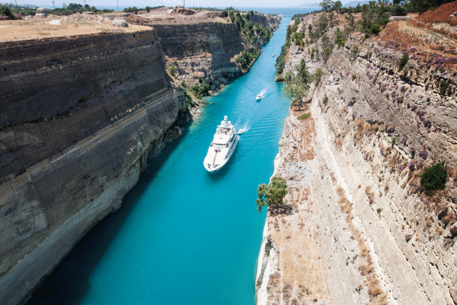 Is Corinth Canal More Eye Catching Than The Panama Canal?