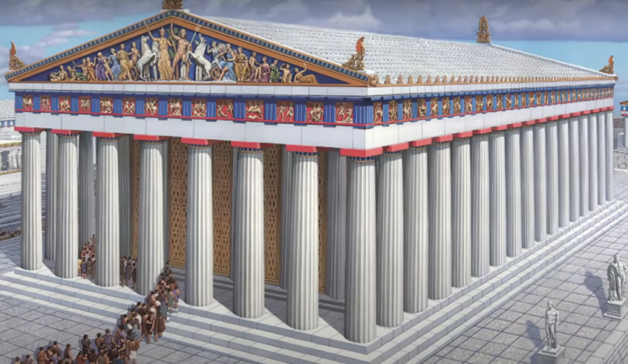 Depictions of archaeological sites in their glory