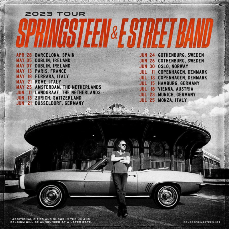 unbiased news Bruce Springsteen 2023 tour 