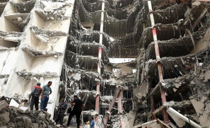 10 dead and more feared trapped in Iran tower collapse