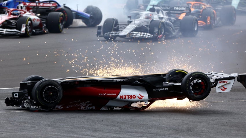 Zhou Guanyu in terrifying F1 crash-saved by Halo device
